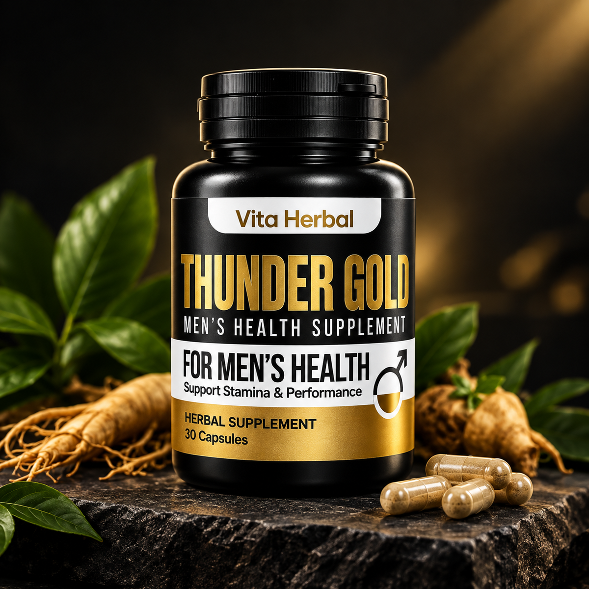 Thunder Gold — Men’s Stamina & Vitality Supplement