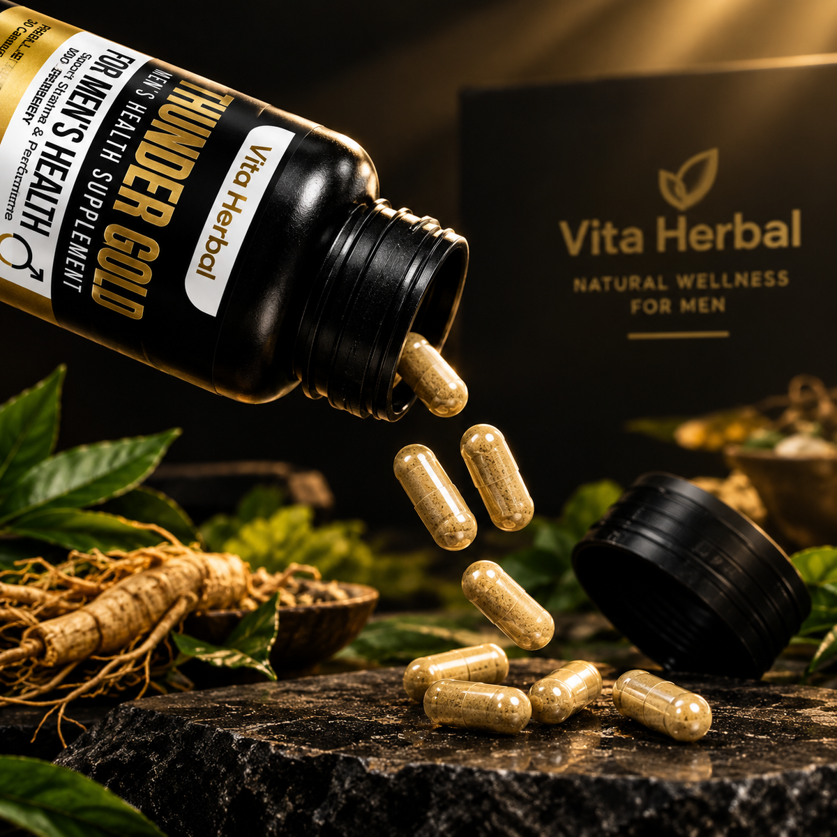 Thunder Gold — Men’s Stamina & Vitality Supplement